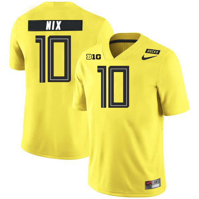 Bo Nix Oregon Jersey,Oregon Ducks Football Uniforms Youth-Alternate Yellow
